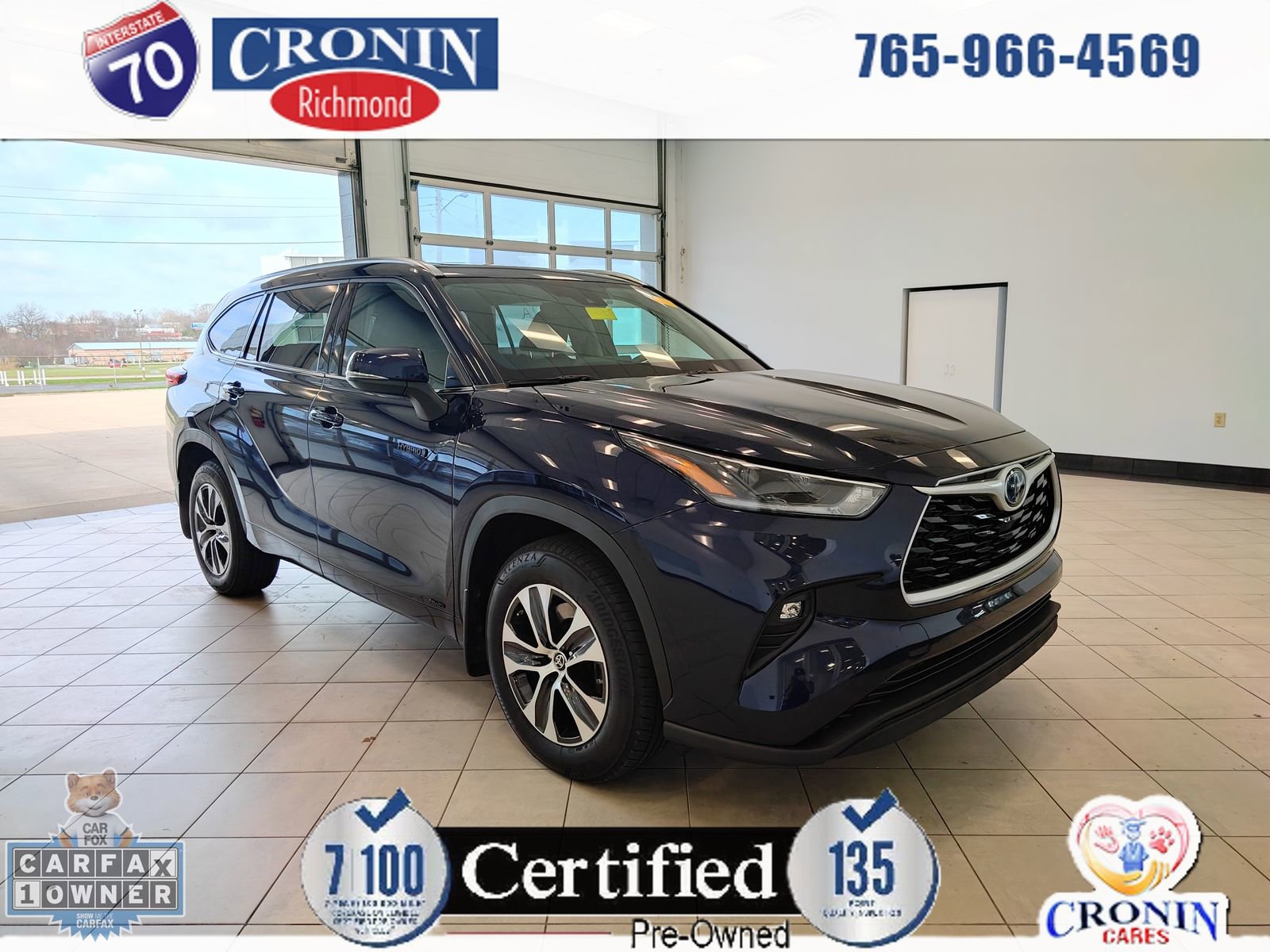 Used 2021 Toyota Highlander XLE image 1