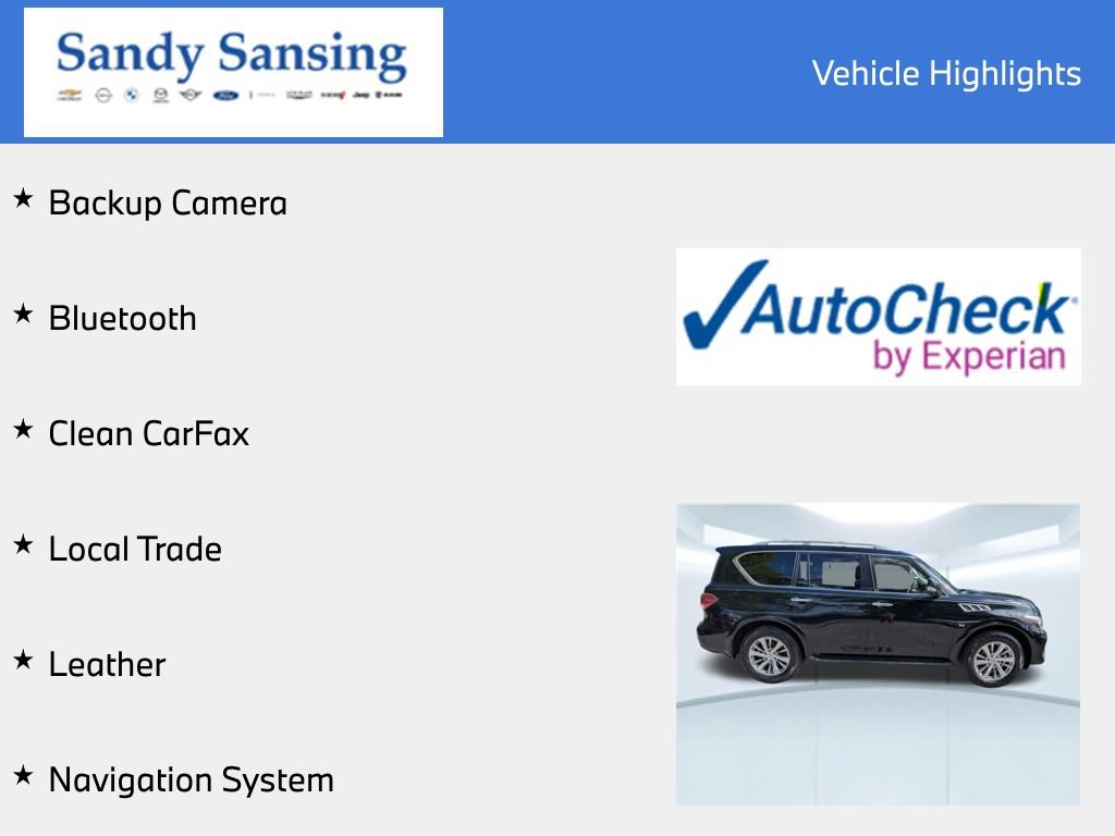 Used 2016 INFINITI QX80 4WD image 7