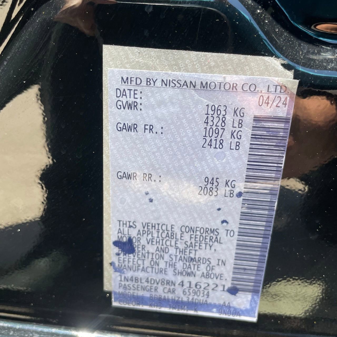 Used 2024 Nissan Altima 2.5 SV FWD image 28