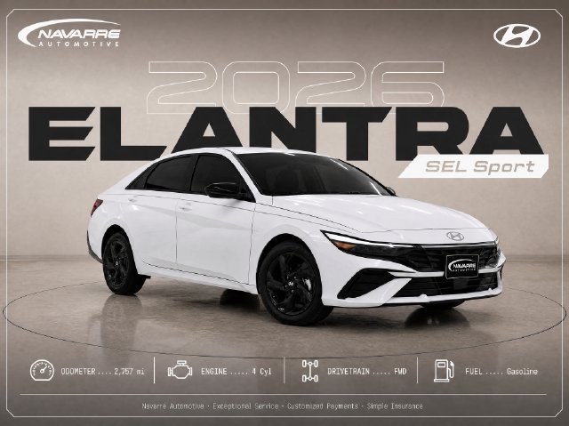 Used 2026 Hyundai Elantra Sport