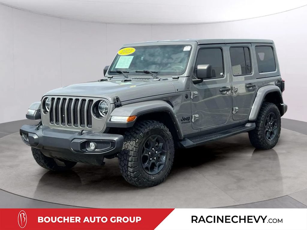Used 2022 Jeep Wrangler Unlimited Sahara AWD/4WD image 1