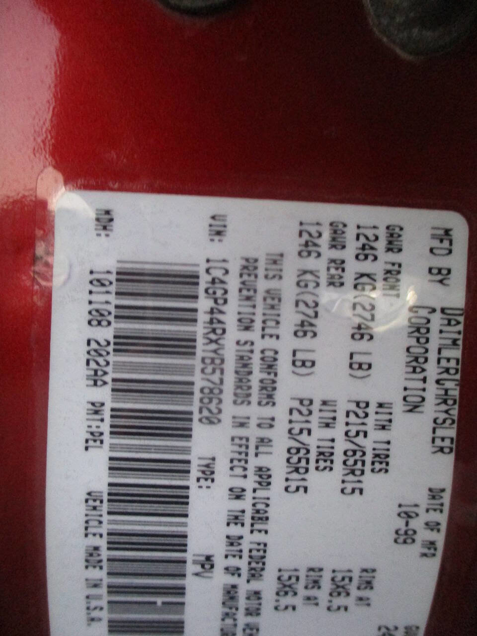 Used 2000 Chrysler Town & Country LX image 13