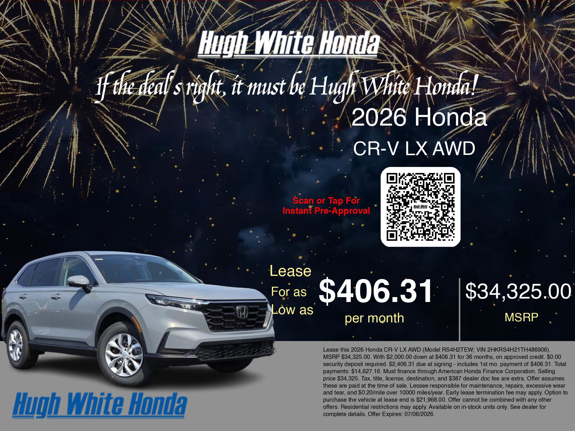 New 2026 Honda CR-V LX image 3