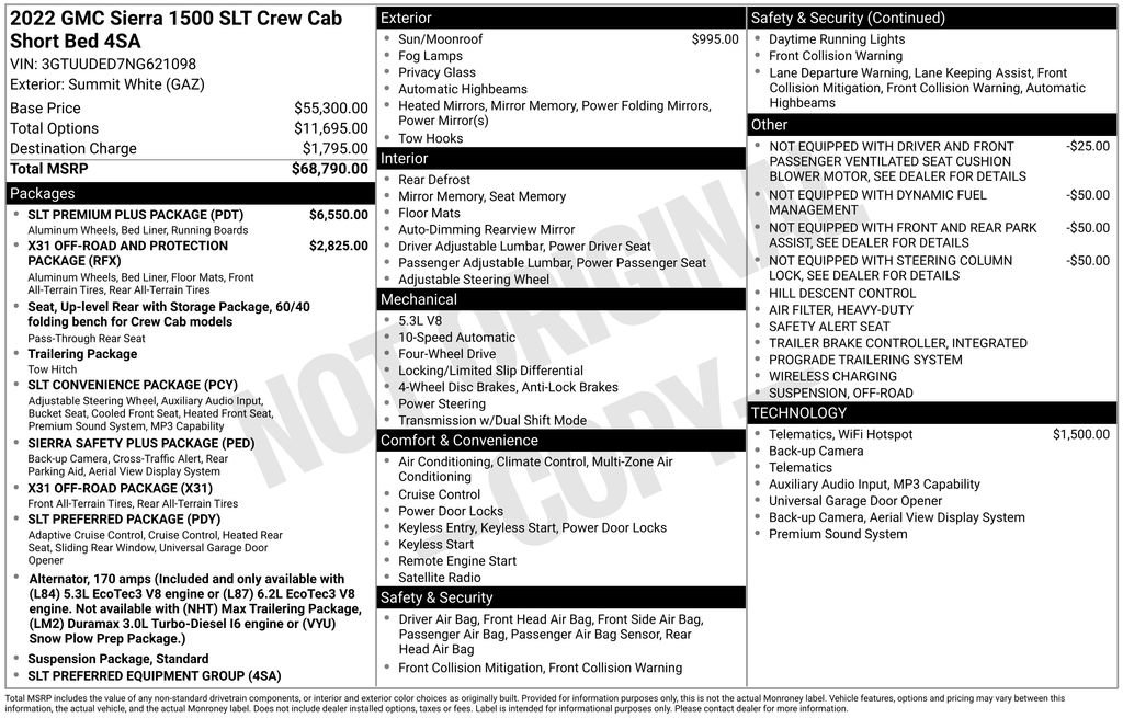 Certified 2022 GMC Sierra 1500 SLT AWD/4WD image 49