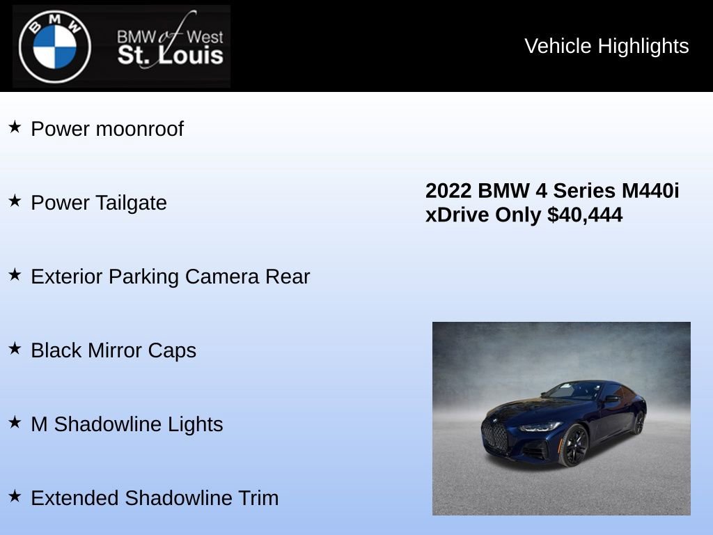 Used 2022 BMW 440i xDrive M440i xDrive w/ Premium Package image 16