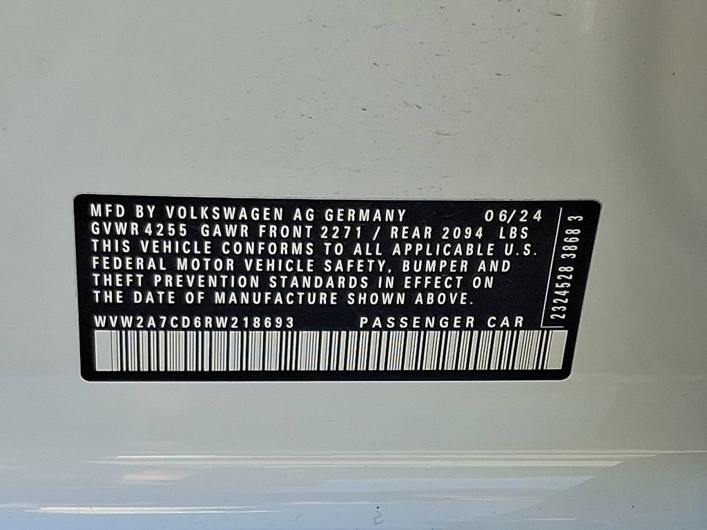 Used 2024 Volkswagen GTI SE w/ SE Leather Seats Package FWD image 26
