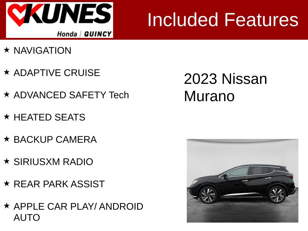 Used 2023 Nissan Murano SL AWD/4WD image 2