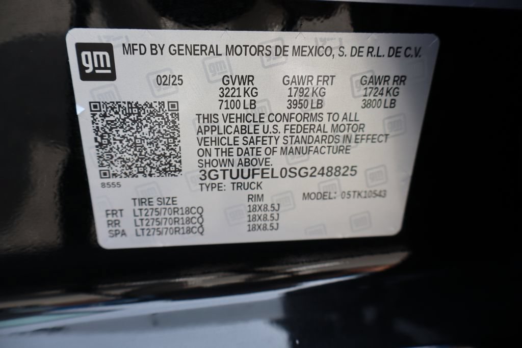 Used 2025 GMC Sierra 1500 AT4X AWD/4WD image 62
