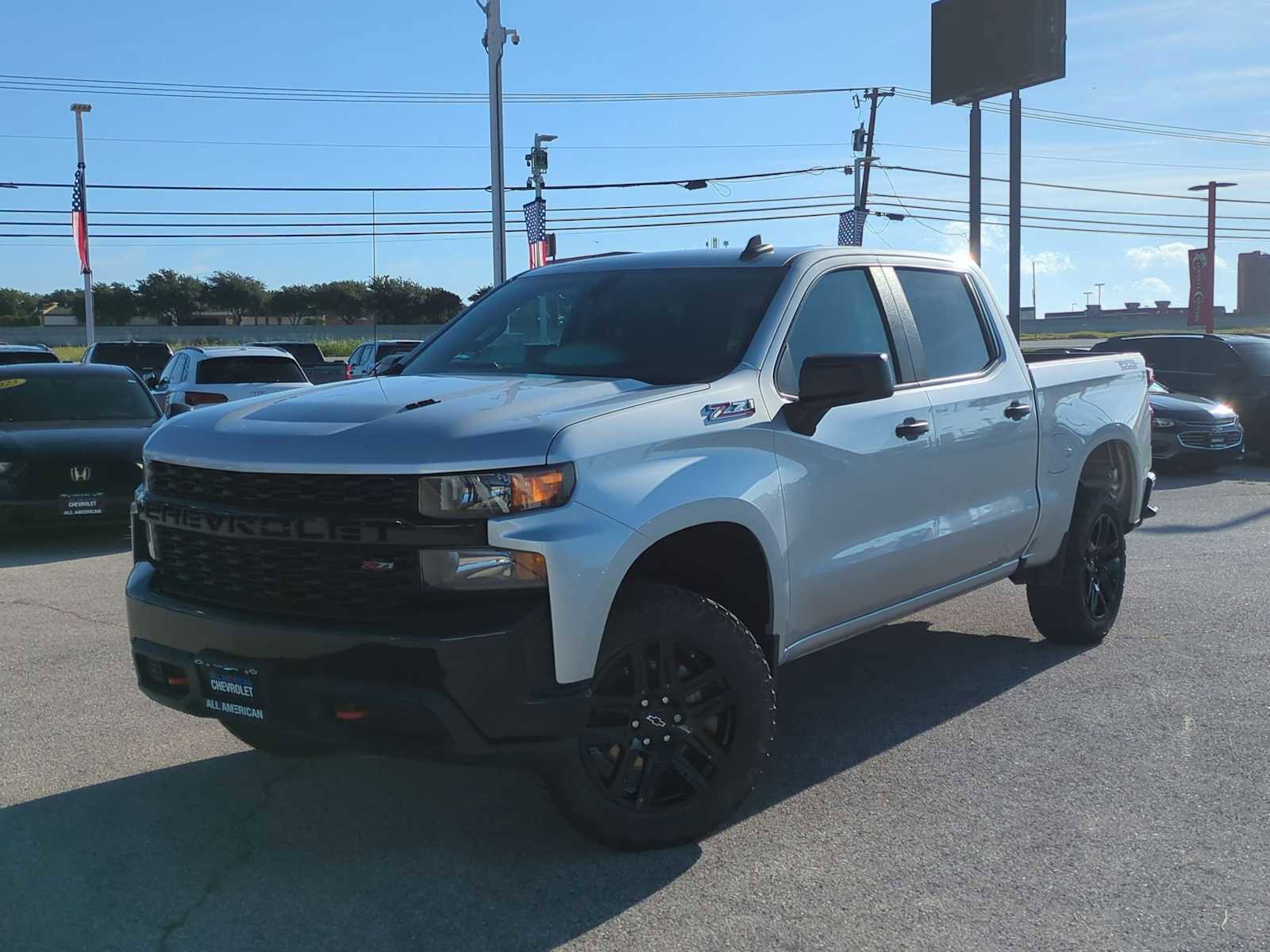 Used 2021 Chevrolet Silverado 1500 Custom Trail Boss w/ LPO, Dark Essentials Package