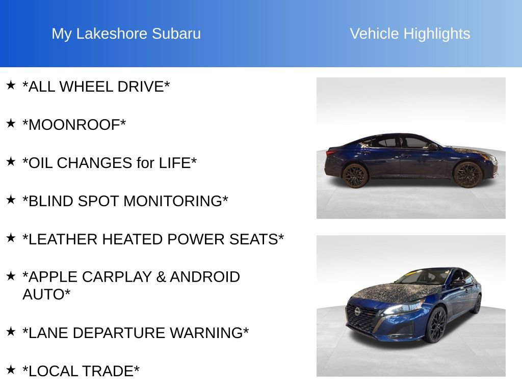 Used 2024 Nissan Altima 2.5 SR w/ SR Premium Package image 10