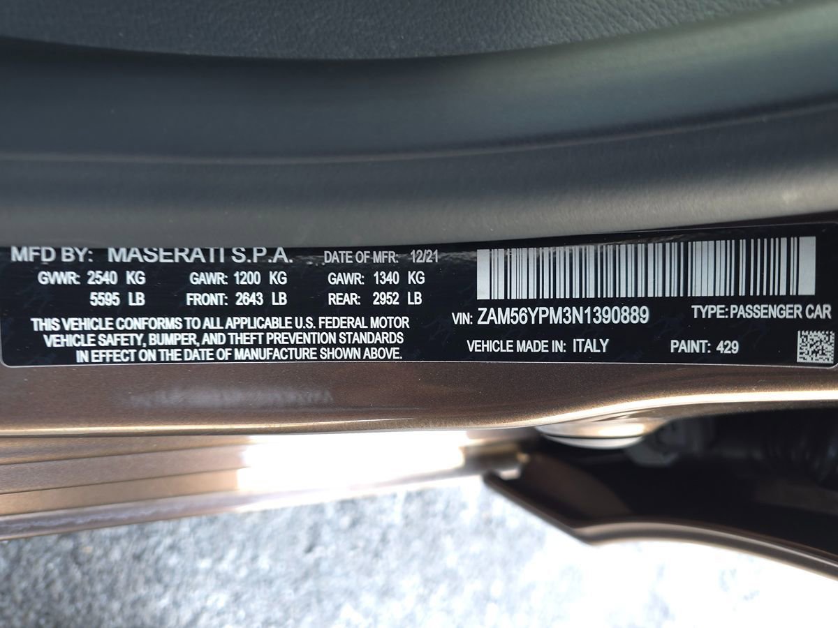 Used 2022 Maserati Quattroporte Modena image 55