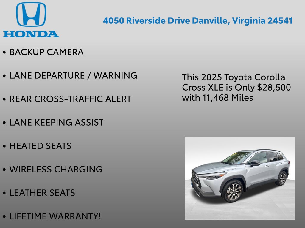 Used 2025 Toyota Corolla Cross XLE FWD image 12