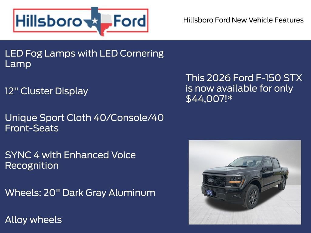 New 2026 Ford F150 STX w/ Equipment Group 200A AWD/4WD image 15