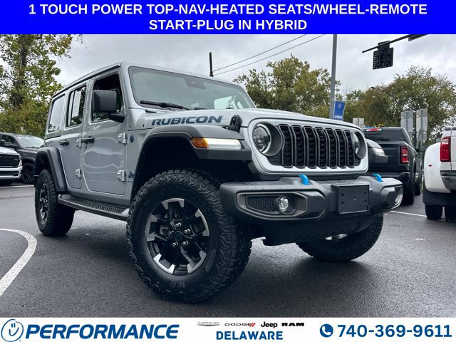 Used 2024 Jeep Wrangler Unlimited Rubicon 4xe w/ Technology Group AWD/4WD image 1