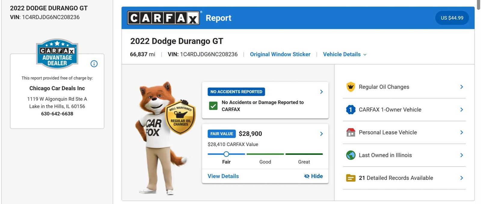 Used 2022 Dodge Durango GT w/ Trailer Tow Group IV AWD/4WD image 3