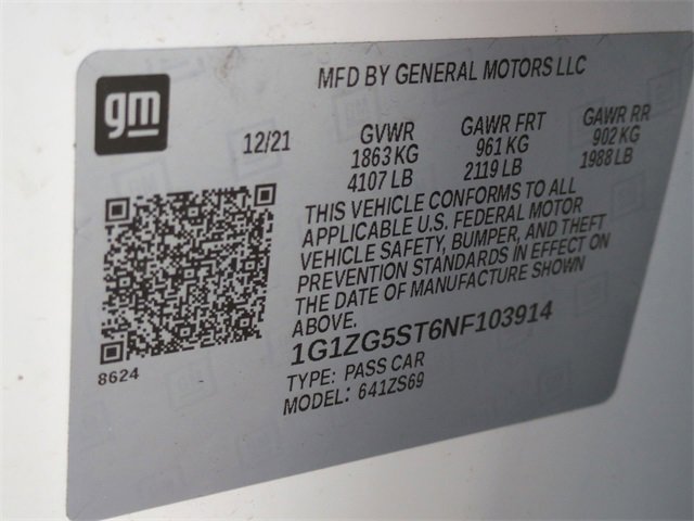 Certified 2022 Chevrolet Malibu RS image 33