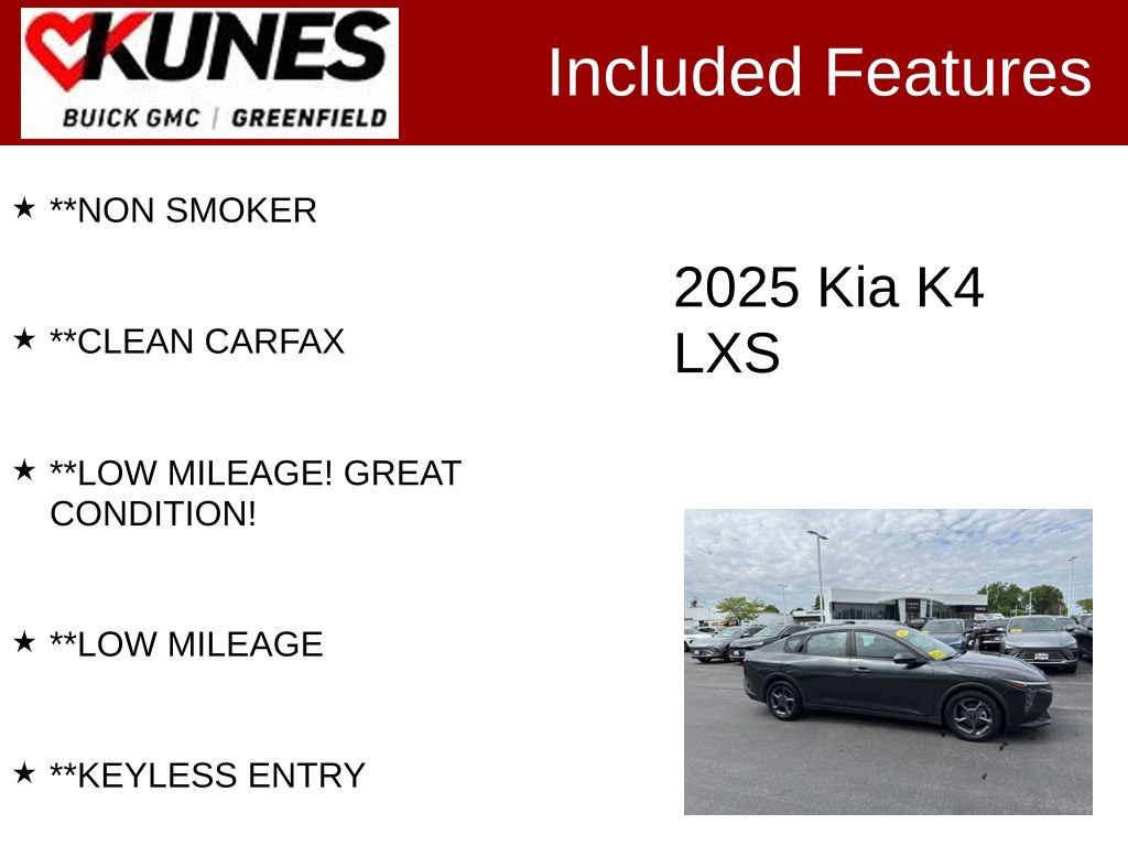 Used 2025 Kia K4 FWD image 3