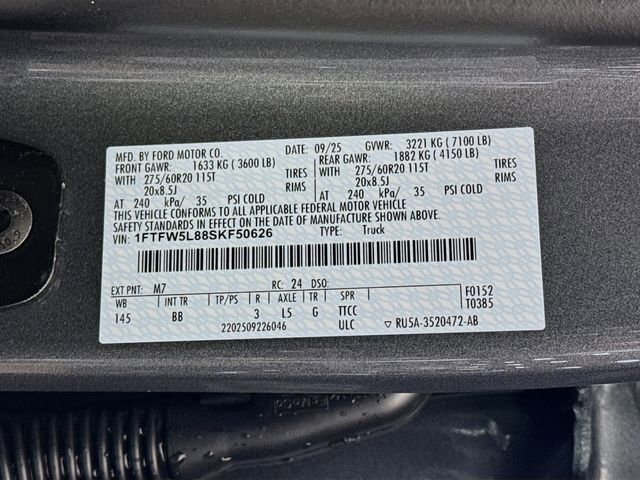 New 2025 Ford F150 Lariat w/ Equipment Group 501A Mid image 38