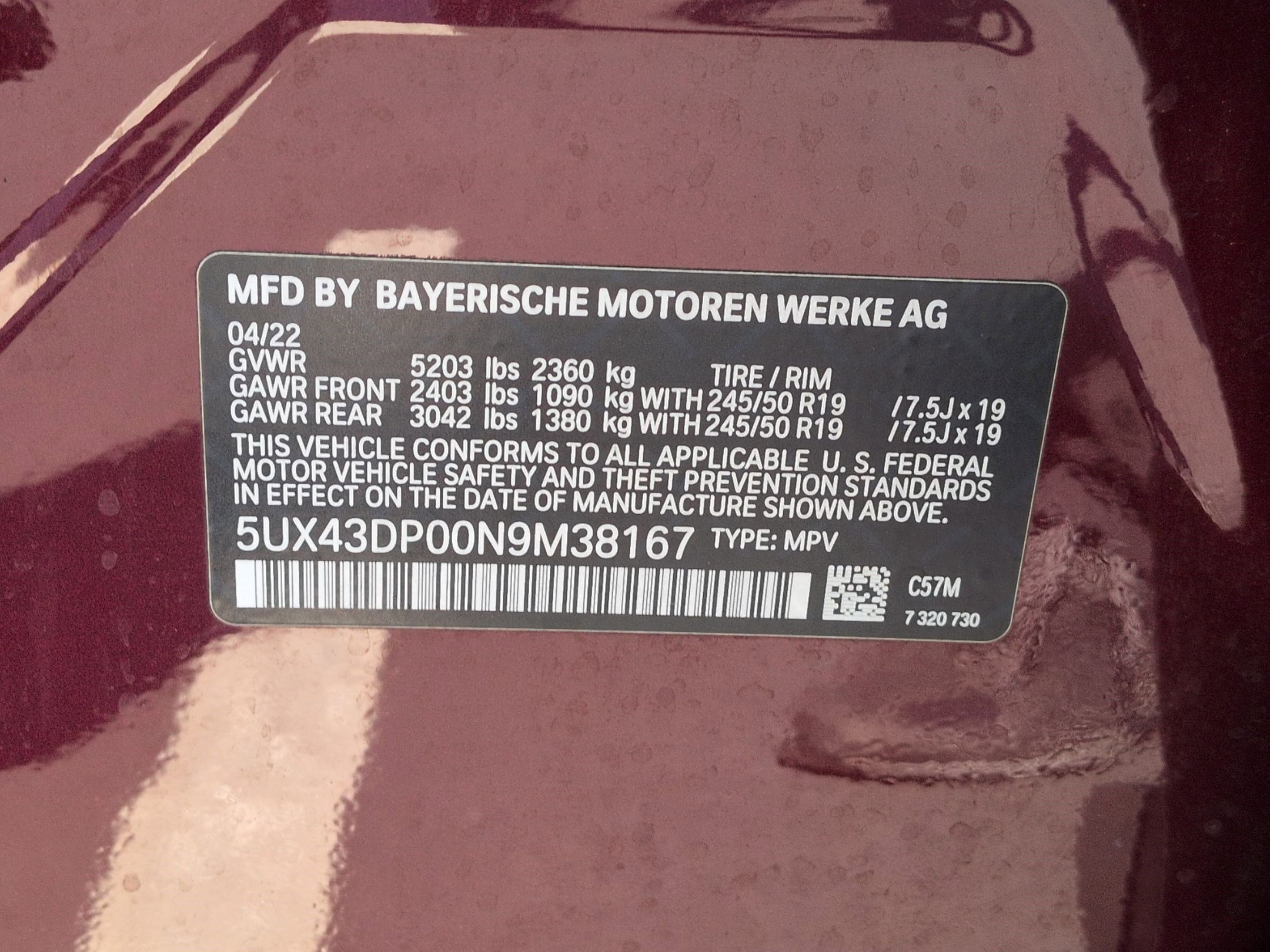 Certified 2022 BMW X3 sDrive30i w/ Premium Package 2 image 32