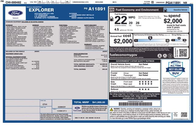 Certified 2023 Ford Explorer XLT image 36