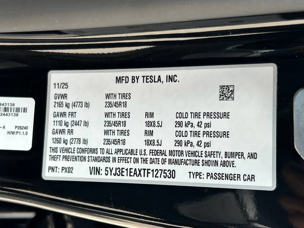 Used 2026 Tesla Model 3 RWD image 50