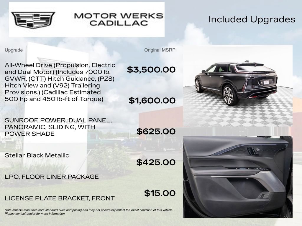 Certified 2025 Cadillac Lyriq Luxury w/ LPO, Floor Liner Package image 9