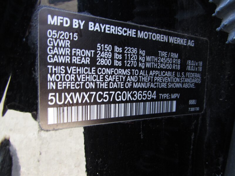 Used 2016 BMW X3 xDrive35i AWD/4WD image 32