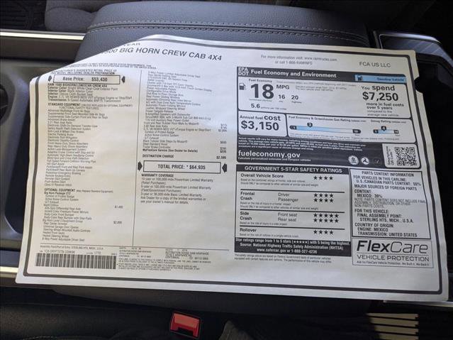 New 2026 RAM 1500 Big Horn AWD/4WD image 18