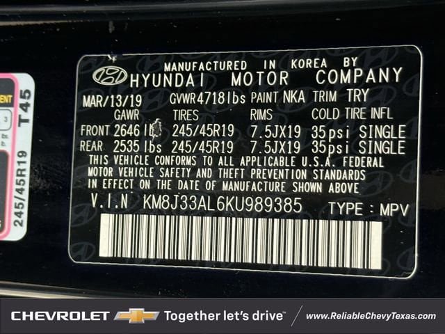 Used 2019 Hyundai Tucson Sport FWD image 35