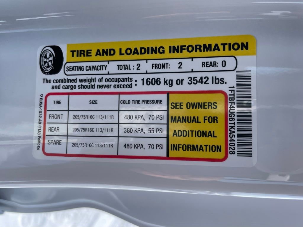 New 2026 Ford Transit 350 148 High Roof DRW AWD w/ Load Area Protection Package image 45