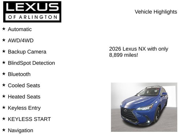 Used 2026 Lexus NX 450h+ AWD w/ Luxury Package image 7