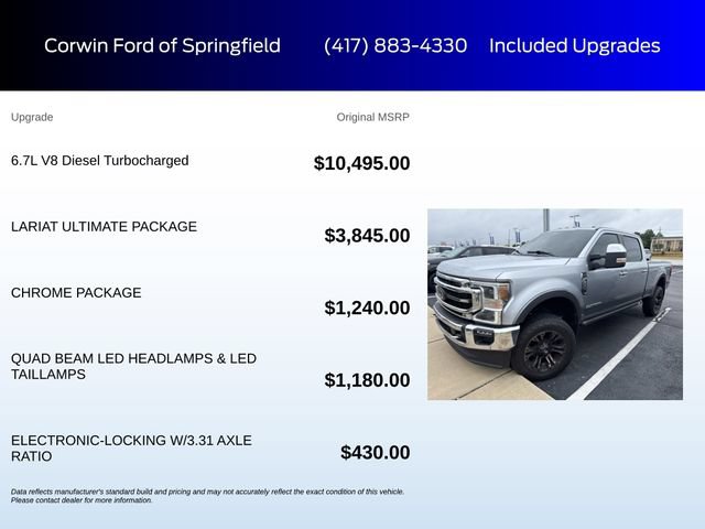 Used 2022 Ford F350 Lariat w/ Lariat Ultimate Package AWD/4WD image 6