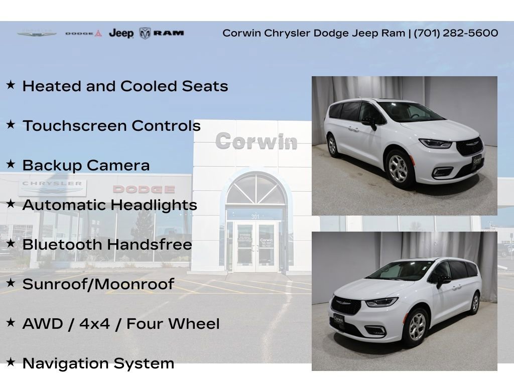 Used 2024 Chrysler Pacifica Limited w/ Uconnect Theater Family Group image 8