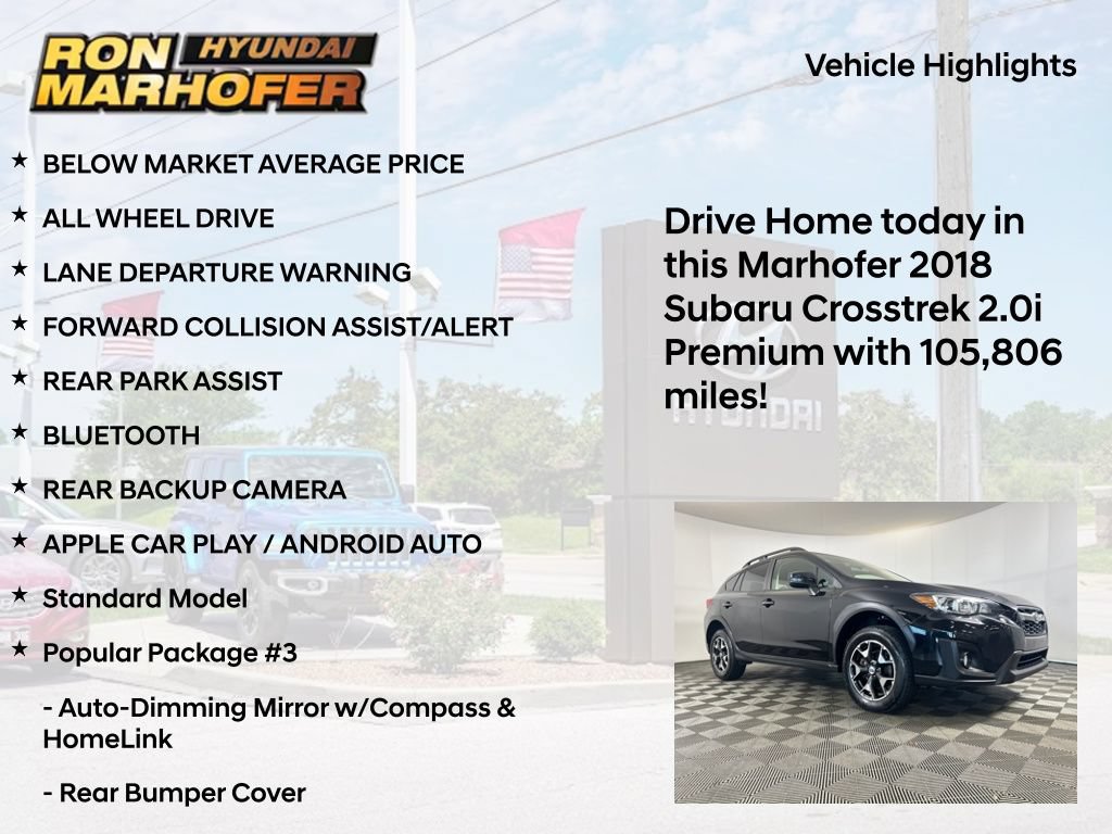 Used 2018 Subaru Crosstrek 2.0i Premium w/ Popular Package #3 AWD/4WD image 15