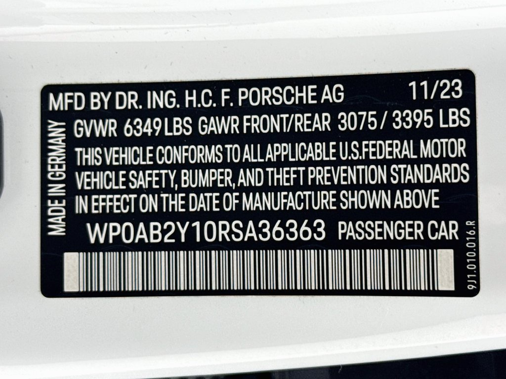 Certified 2024 Porsche Taycan 4S AWD/4WD image 35