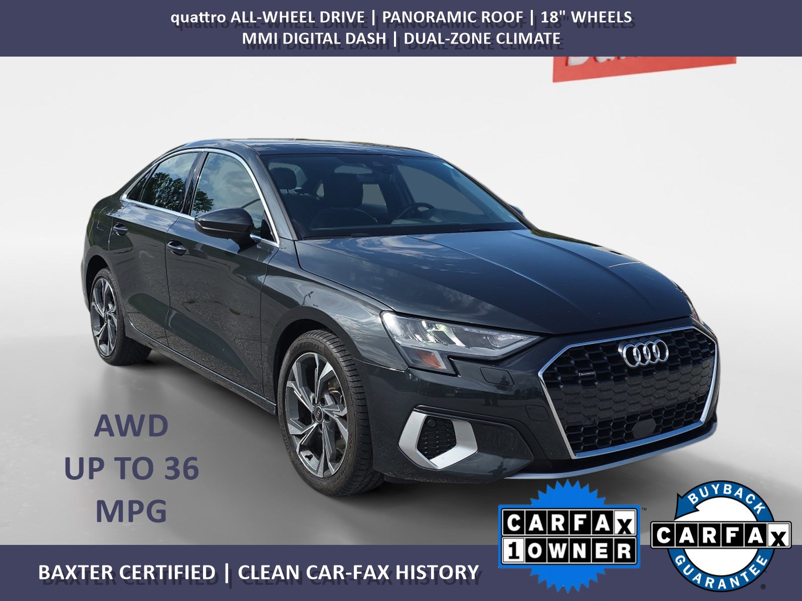 Used 2022 Audi A3 2.0T Premium w/ 18" Wheel Package