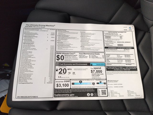 New 2026 BMW 760i xDrive AWD/4WD image 17