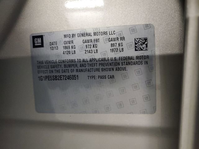 Used 2014 Chevrolet Cruze LT w/ Enhanced Safety Package image 31