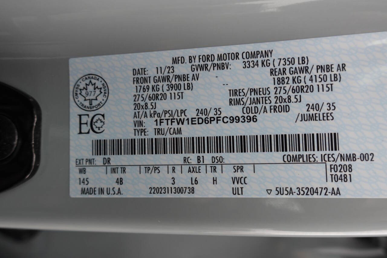 Used 2023 Ford F150 XLT w/ Equipment Group 302A High image 21