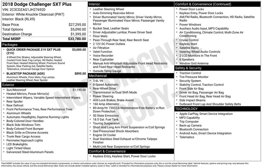 Used 2018 Dodge Challenger SXT Plus image 5