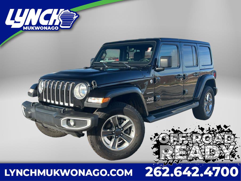Used 2021 Jeep Wrangler Unlimited Sahara w/ Uconnect 4C Nav & Sound Group