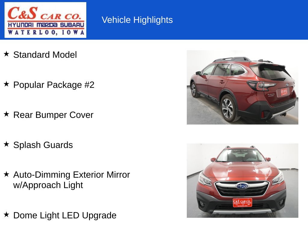 Used 2020 Subaru Outback Limited w/ Popular Package #2 AWD/4WD image 7