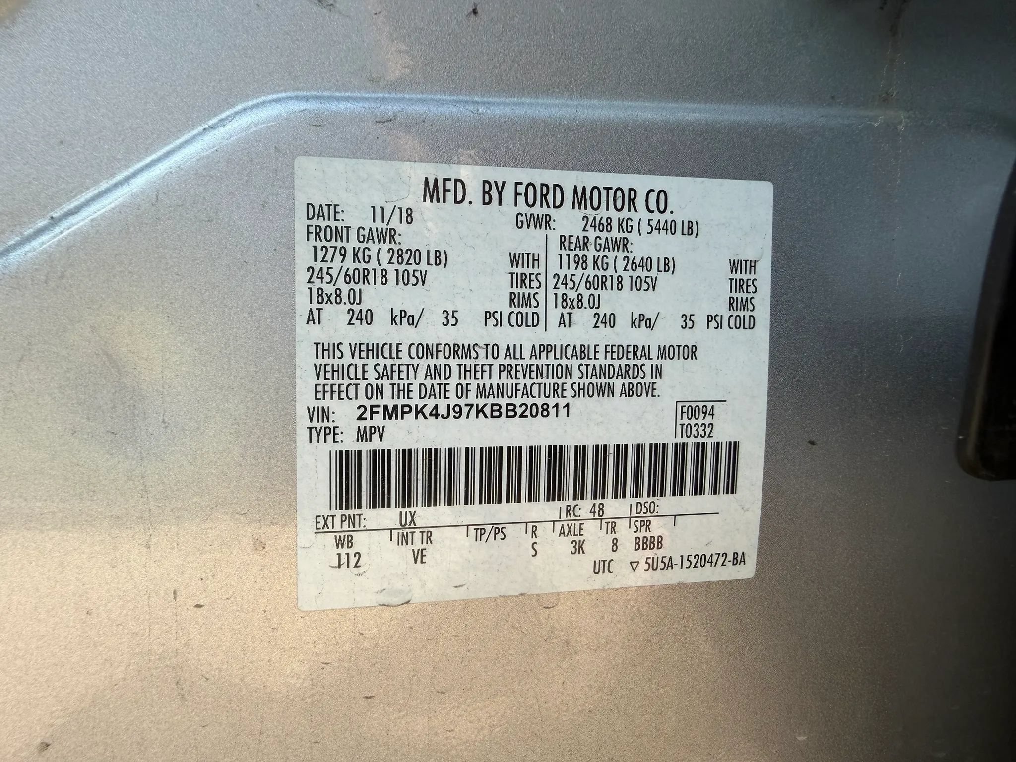 Used 2019 Ford Edge SEL w/ Equipment Group 201A AWD/4WD image 30