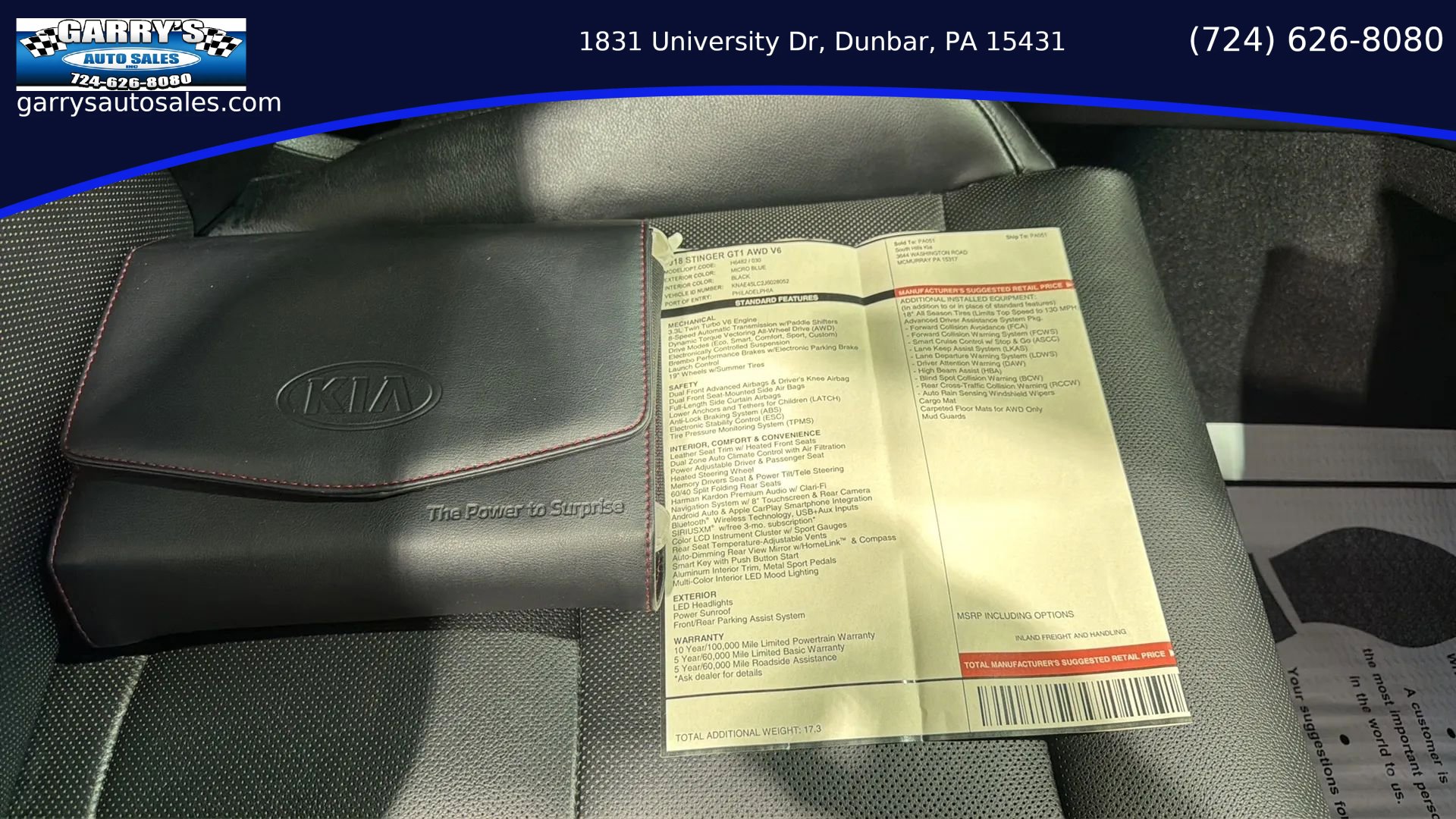 Used 2018 Kia Stinger GT1 image 36