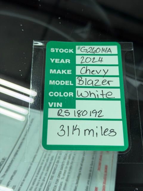 Used 2024 Chevrolet Blazer RS w/ Driver Confidence II Package image 25