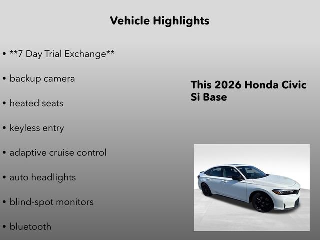 New 2026 Honda Civic Si image 5