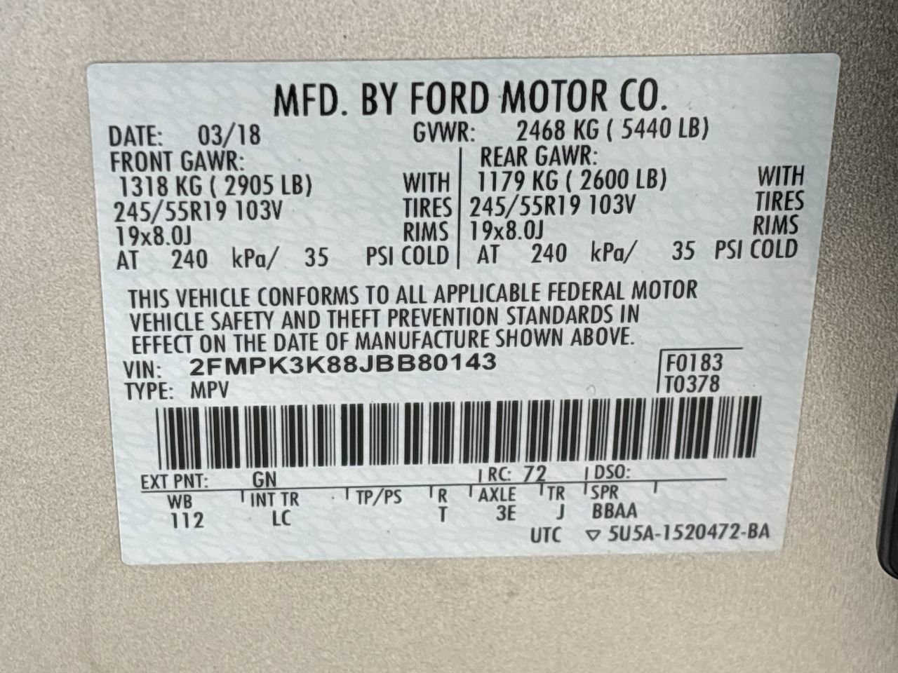 Used 2018 Ford Edge Titanium image 32