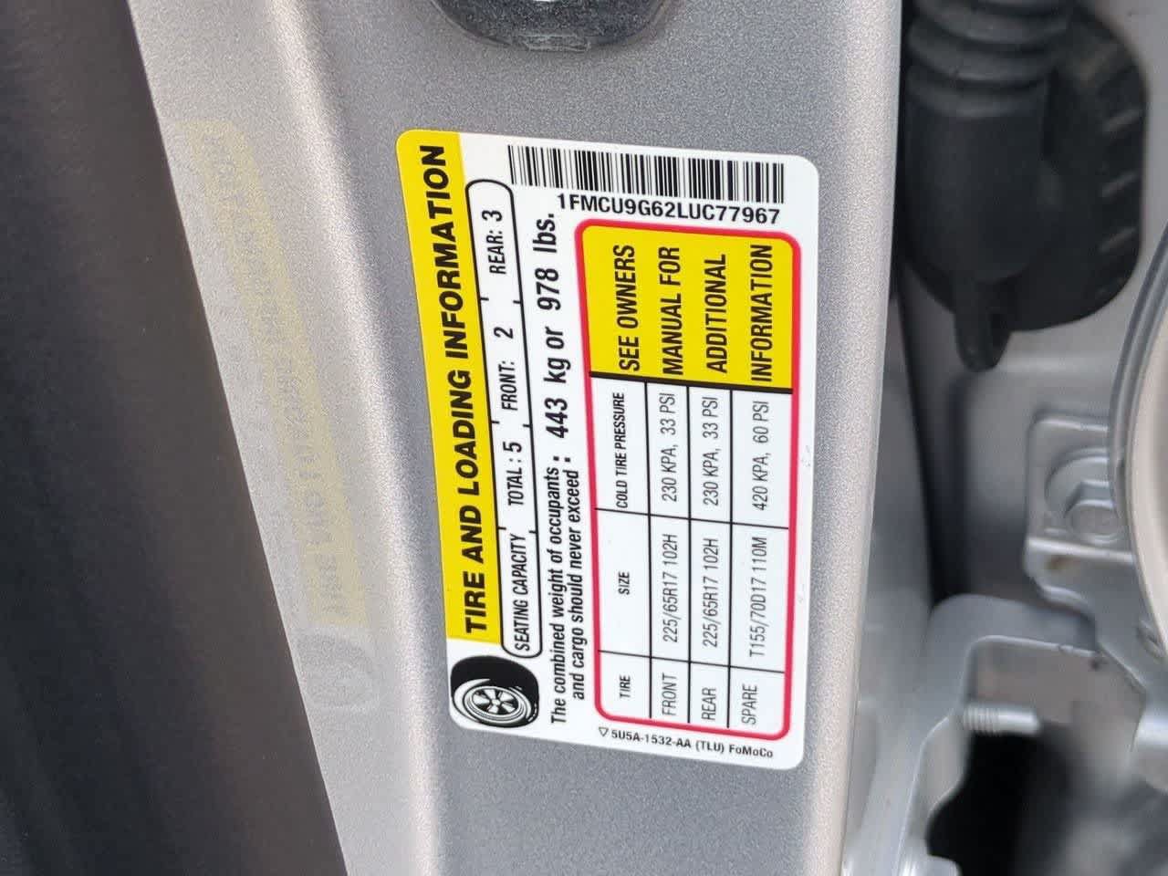 Used 2020 Ford Escape SE AWD/4WD image 34