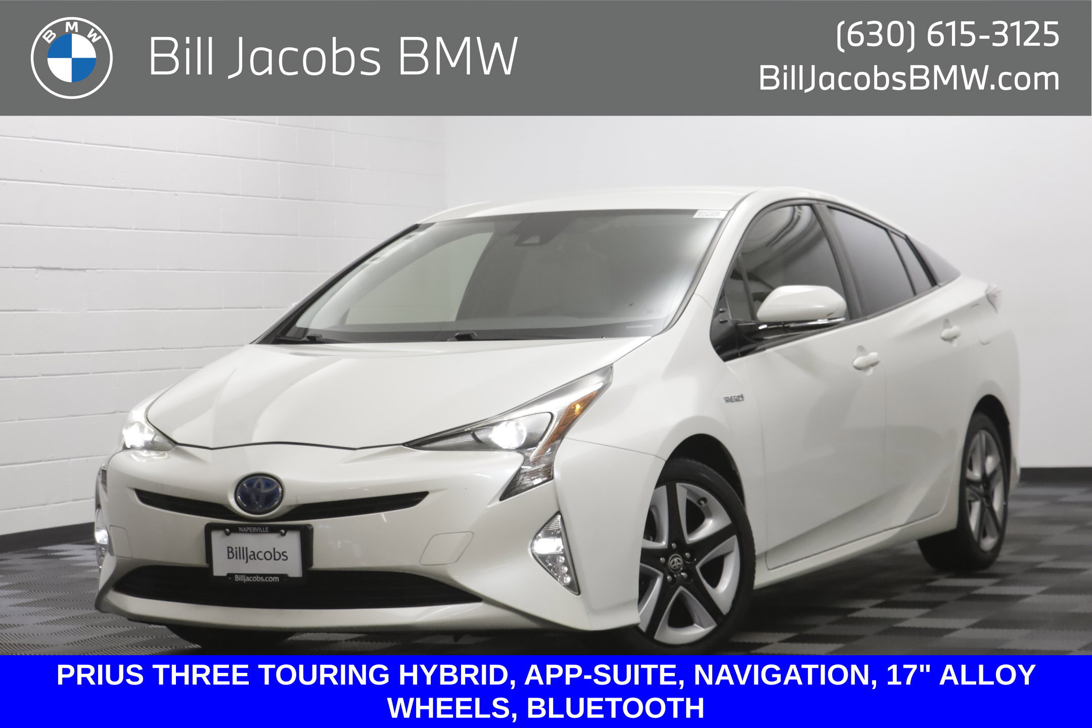 Used 2017 Toyota Prius Three Touring w/ Carpet Mat Package FWD image 1