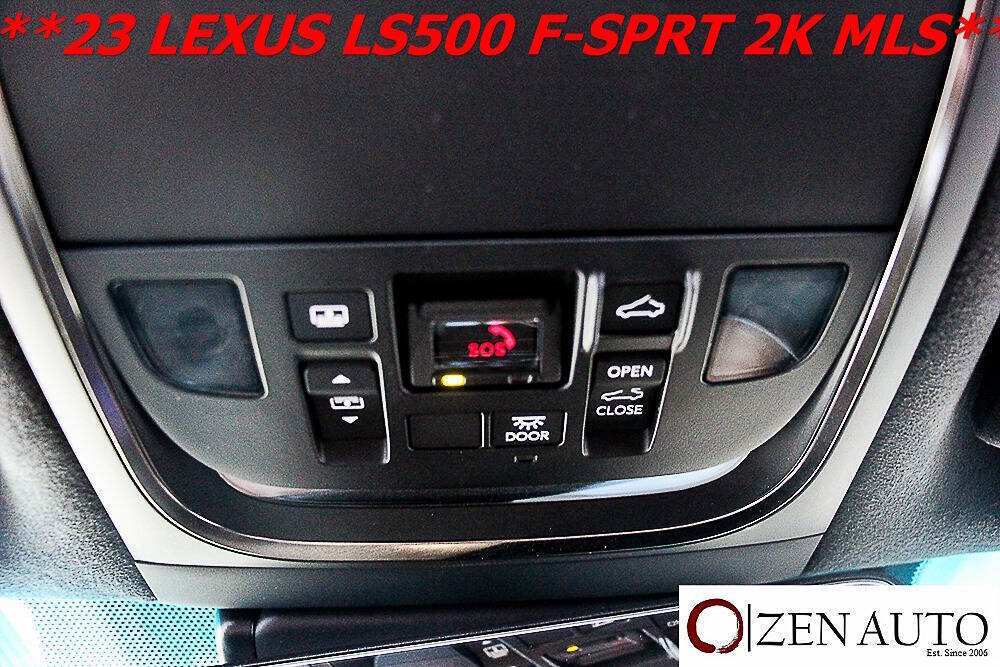 Used 2023 Lexus LS 500 F Sport w/ Cold Weather Package (CK) RWD image 22
